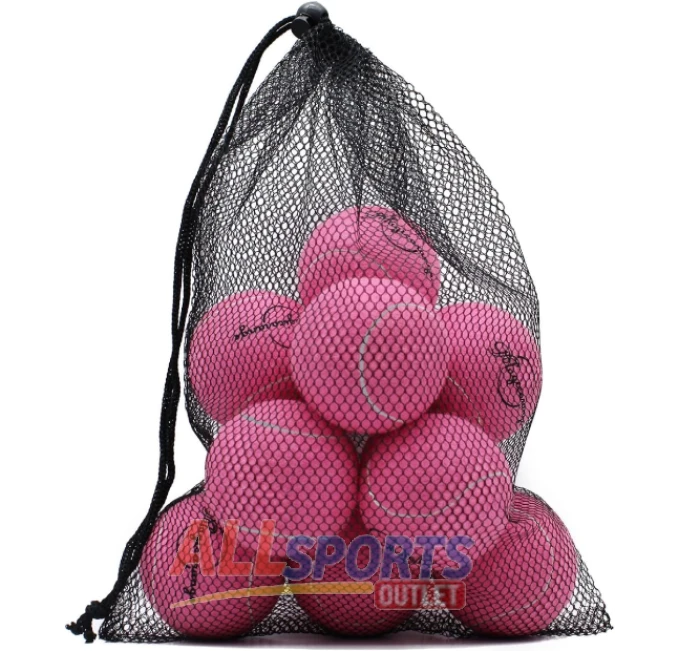 12 pack advanced tennis balls with mesh bag for practice, durable design for all court surfaces