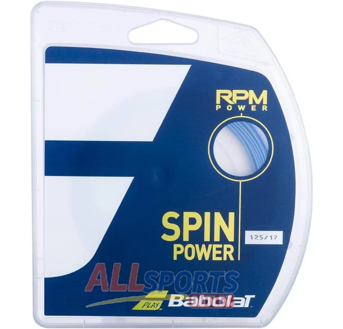 Babolat RPM Power Tennis String Blue 16G All Sports Outlet