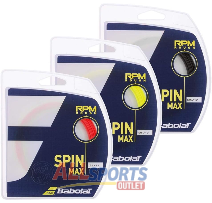 Babolat RPM Blast Rough 17G Yellow Tennis String All Sports Outlet