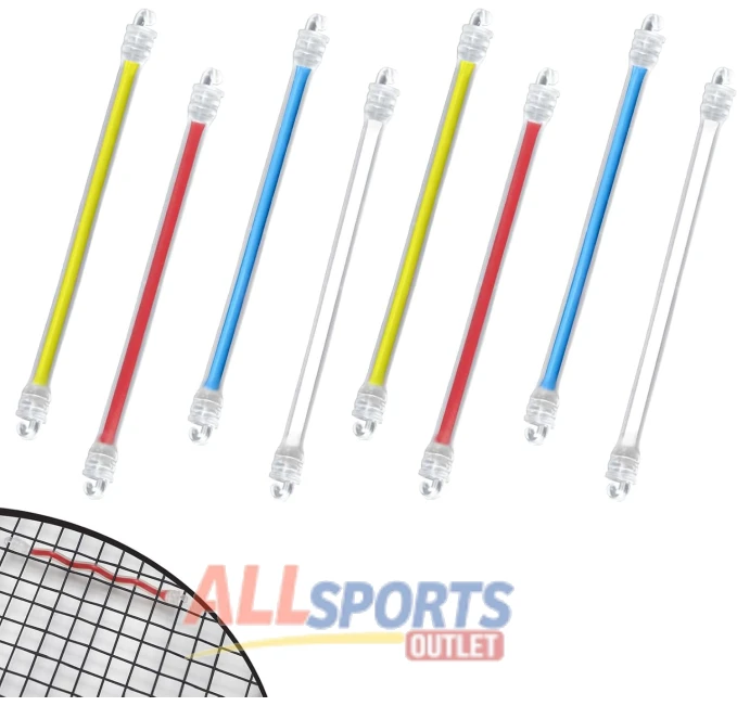 SPORTIC 8 pcs Tennis Racket Dampener All Sports Outlet Vibration Control
