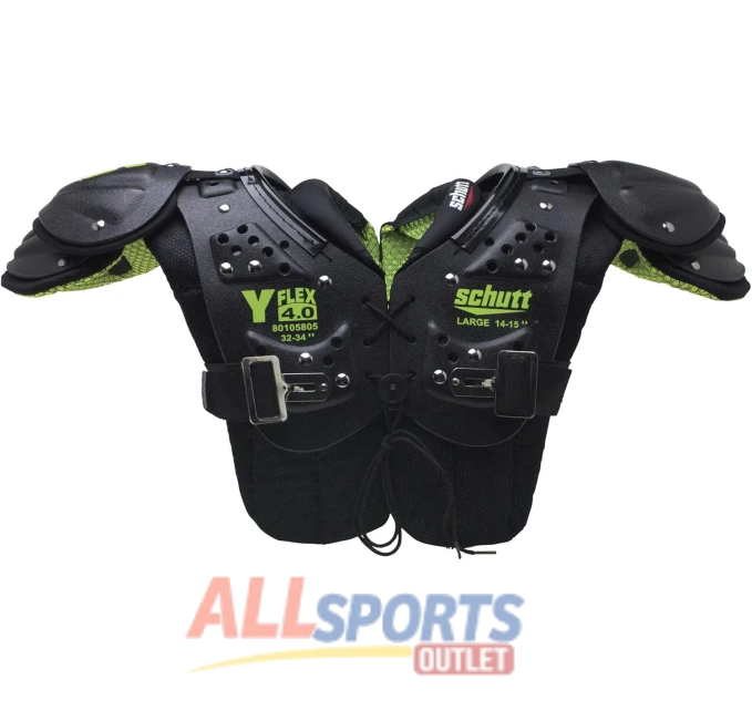 Schutt Y-Flex 4.0 Football Shoulder Pads X-Large All Sports Outlet