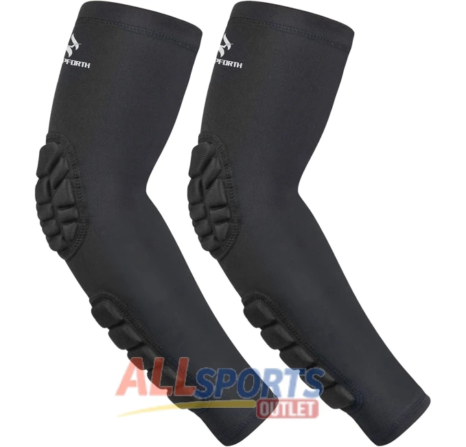 Padded Elbow Forearm Sleeves Compression Arm Support All Sports Outlet