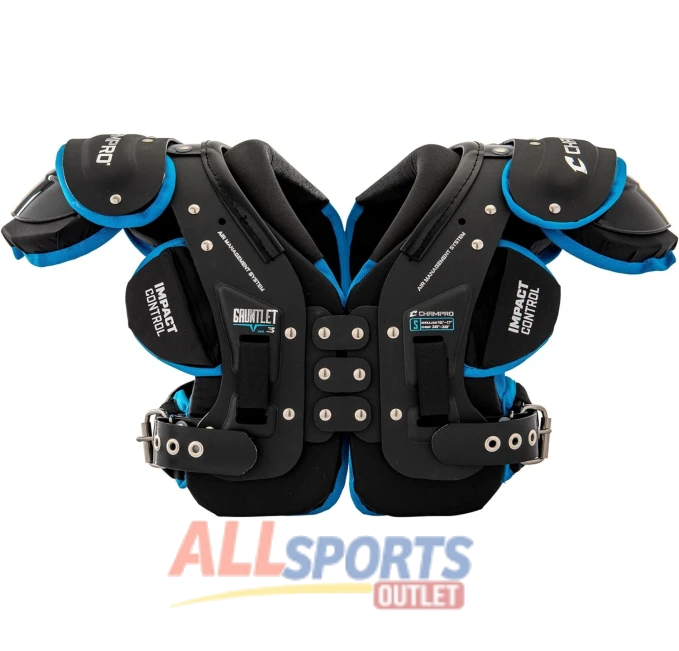 CHAMPRO Gauntlet III Football Shoulder Pads All Sports Outlet