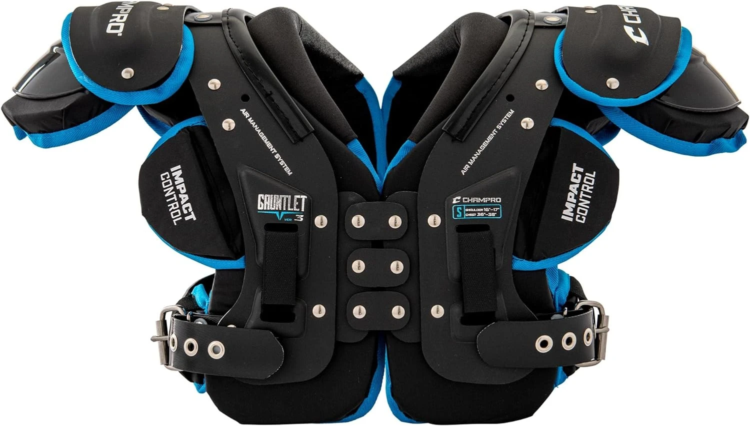 CHAMPRO Gauntlet III Football Shoulder Pads All Sports Outlet