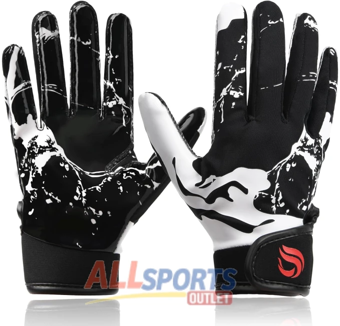 Goporoy Youth Football Gloves Excellent Grip All Sports Outlet