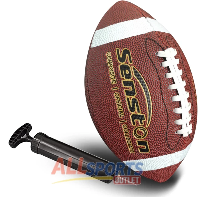Senston Premium Composite Leather Football with Pump All Sports Outlet