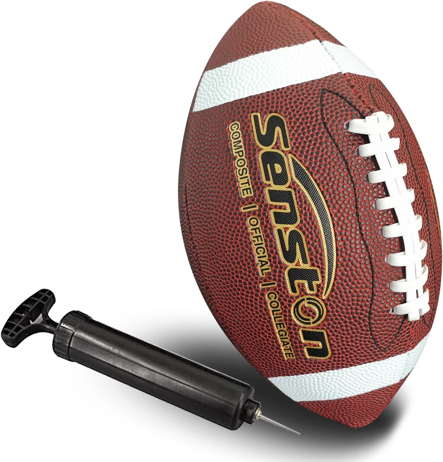 Senston Premium Composite Leather Football with Pump All Sports Outlet