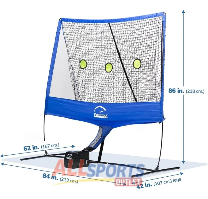 Fast Track Tennis Feedback System by All Sports Outlet with Net