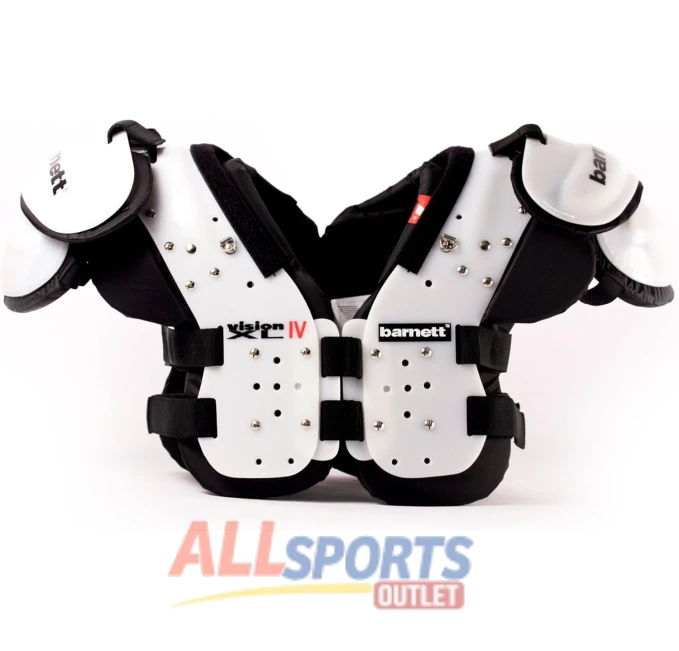 Barnett VISION IV Football Shoulder Pad QB WR Black All Sports Outlet