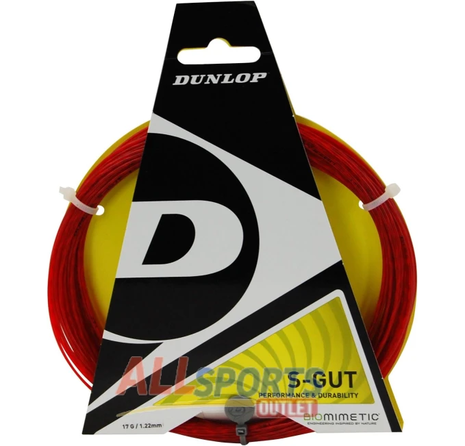 Dunlop Sports S Gut Tennis String Set All Sports Outlet