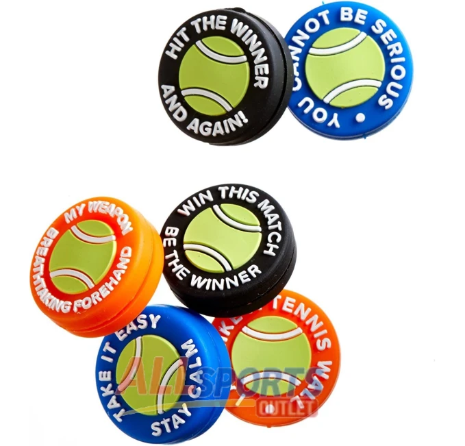 BusyBee Vibration Dampener Pack of 6 with Zipper Pouch All Sports Outlet