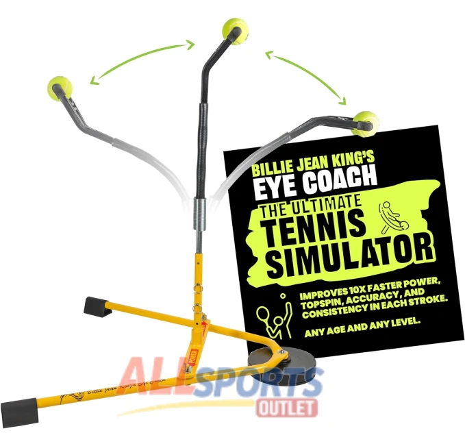Billie Jean King Eye Coach Pro Tennis Training Aid All Sports Outlet