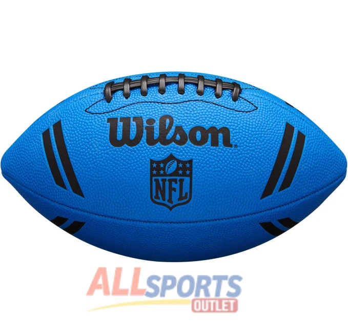 Wilson NFL Spotlight Football Junior Blue All Sports Outlet