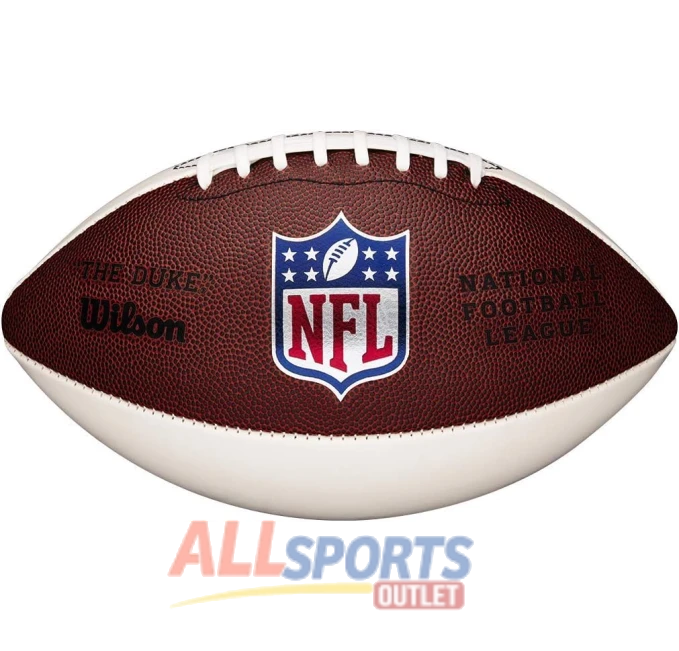 Wilson NFL Mini Autograph Football Brown White All Sports Outlet