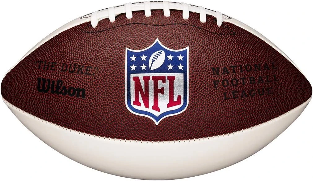 Wilson NFL Mini Autograph Football Brown White All Sports Outlet