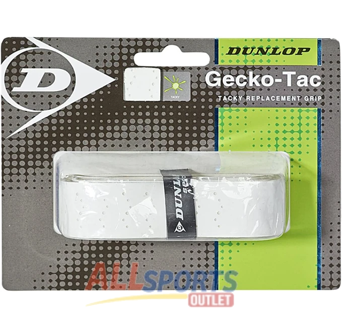 Dunlop Gecko Tac Replacement Grip White All Sports Outlet