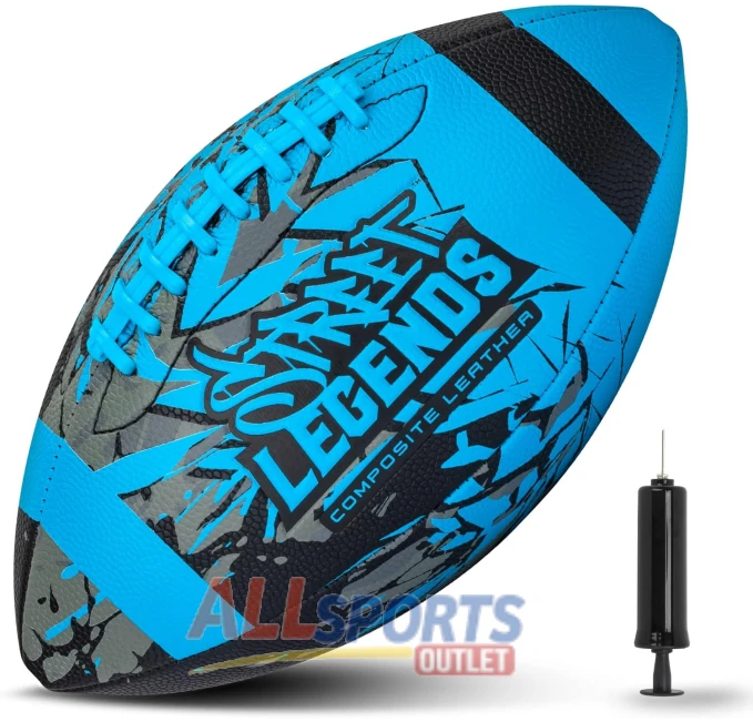 Street Legends Youth Football with Pump for Training All Sports Outlet
