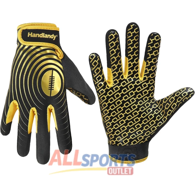 HANDLANDY Youth Football Gloves for Kids and Adults All Sports Outlet