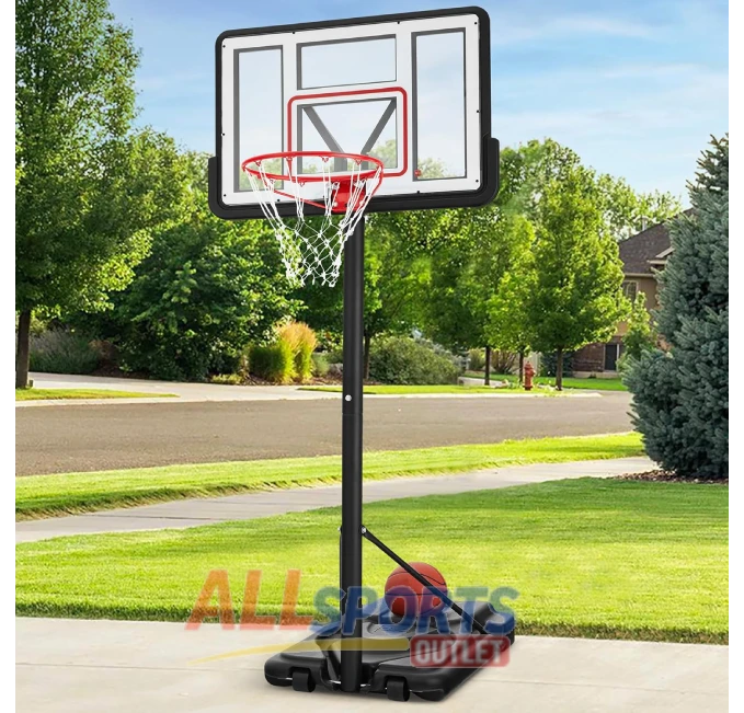 All Sports Outlet 10ft Regulation Basketball Hoop Adjustable for Outdoor Play
