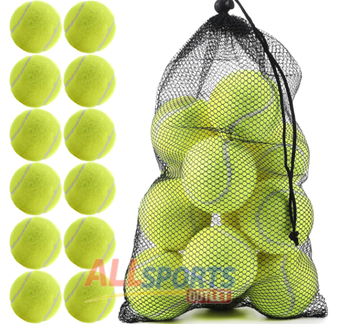 All Sports Outlet 12-Pack Advanced Tennis Balls for Training and Pets