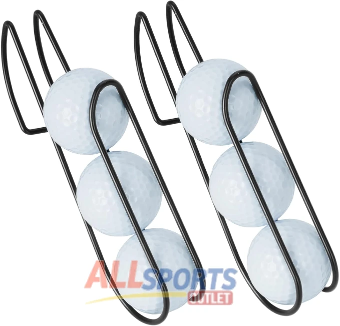 "All Sports Outlet 2 Pcs Golf Ball Holder durable easy to attach bag cart"