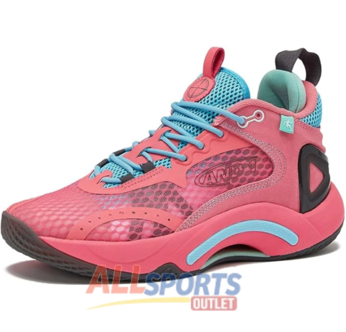 High-performance AND1 basketball shoes for men and women, featuring a durable rubber sole and breathable synthetic upper, available at All Sports Outlet.