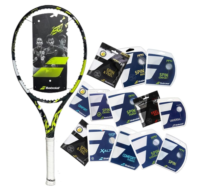 Babolat Pure Aero Team Tennis Racquet Yellow Black at All Sports Outlet
