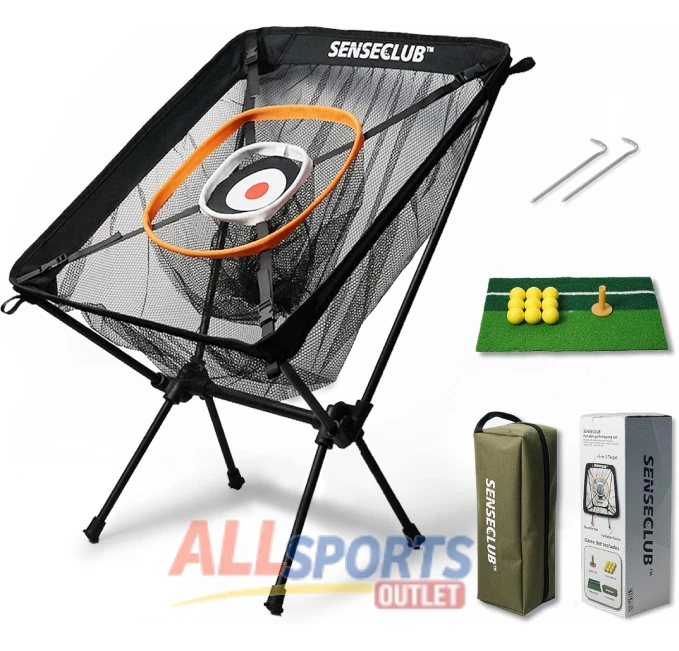 "All Sports Outlet Backyard Golf Practice Net with Training Mat"