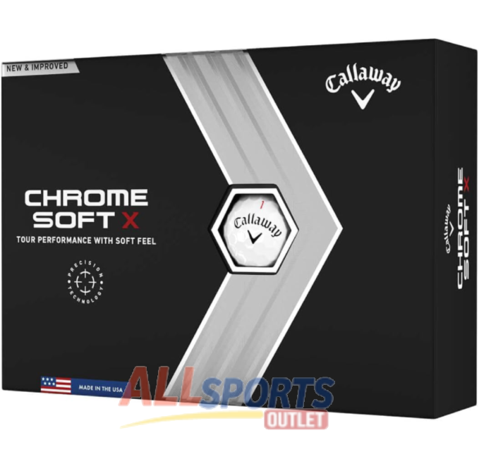 Callaway Chrome Soft X Triple Track Yellow Golf Balls for Precision and Performance