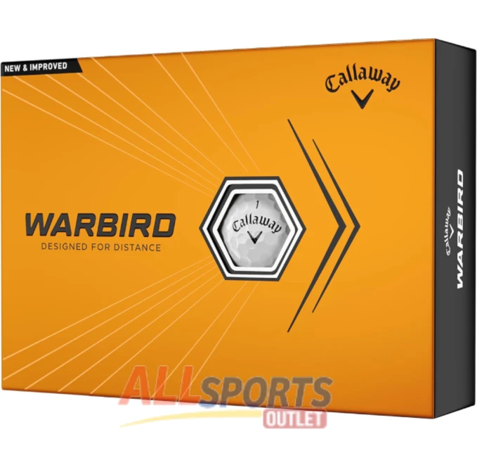 Callaway Warbird Golf Balls designed for maximum distance and performance, available at All Sports Outlet.