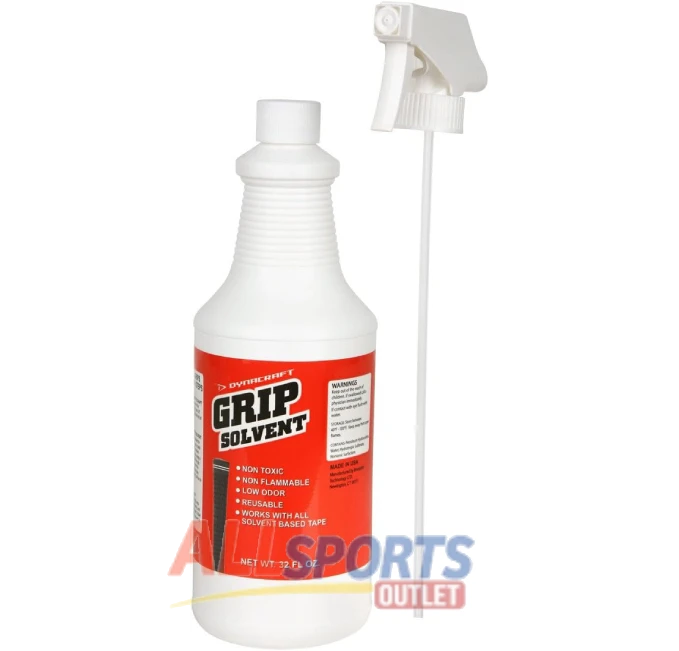 "All Sports Outlet Dynacraft Golf Grip Solvent Bundle 32 oz Bottle with Trigger Sprayer for Golf Club Regripping"