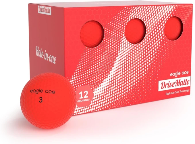 Eagle Ace Drive Matte Golf Balls Maximum Distance and Spin Control