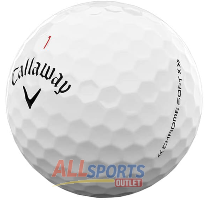 All Sports Outlet Callaway Chrome Soft X Triple Track Yellow Golf Balls for Precision and Control