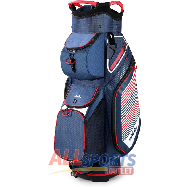 Lightweight 14-Way Golf Cart Bag with Pockets and Cooler by All Sports Outlet
