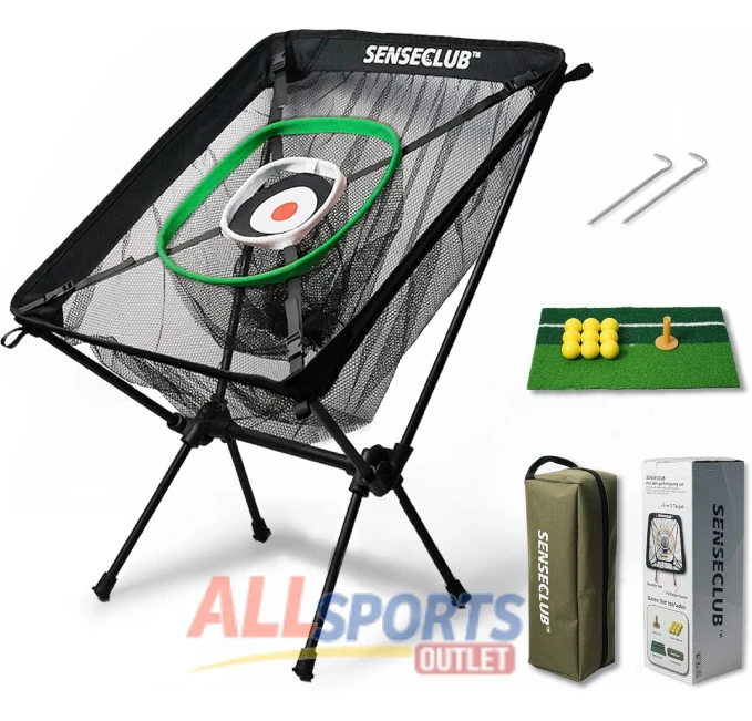 All Sports Outlet golf chipping net floating green with mat for practice
