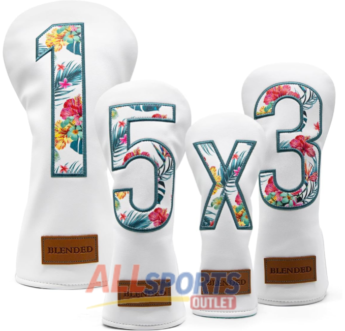 Golf Club Covers for Driver Fairway Wood Hybrid Leather Mallet Putter