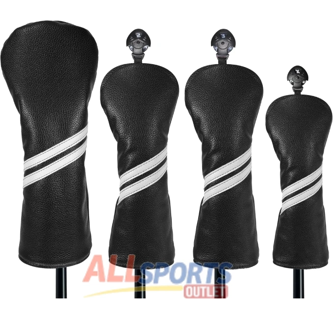 All Sports Outlet Golf Club Head Covers Set for Woods and Driver