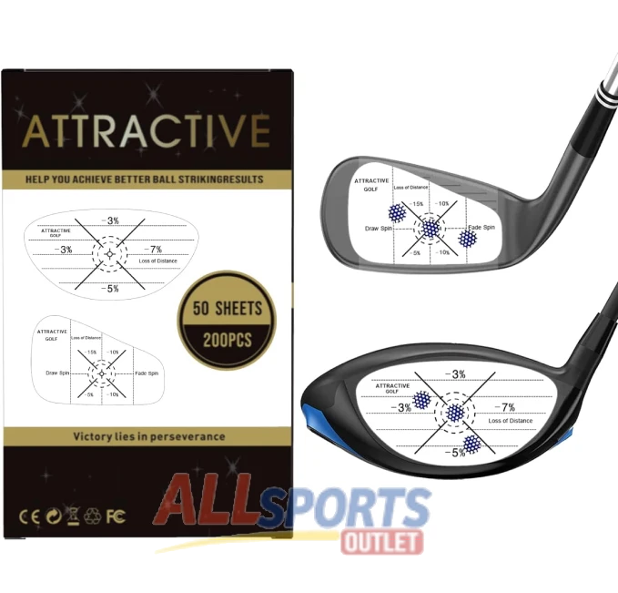 Golf Impact Tape Set for Improving Swing Accuracy and Consistency at All Sports Outlet