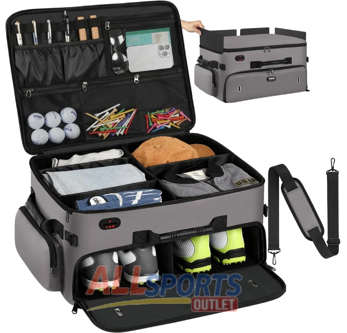 Mogplof Extra Large Golf Trunk Organizer with 2 Layers and Waterproof Storage at All Sports Outlet