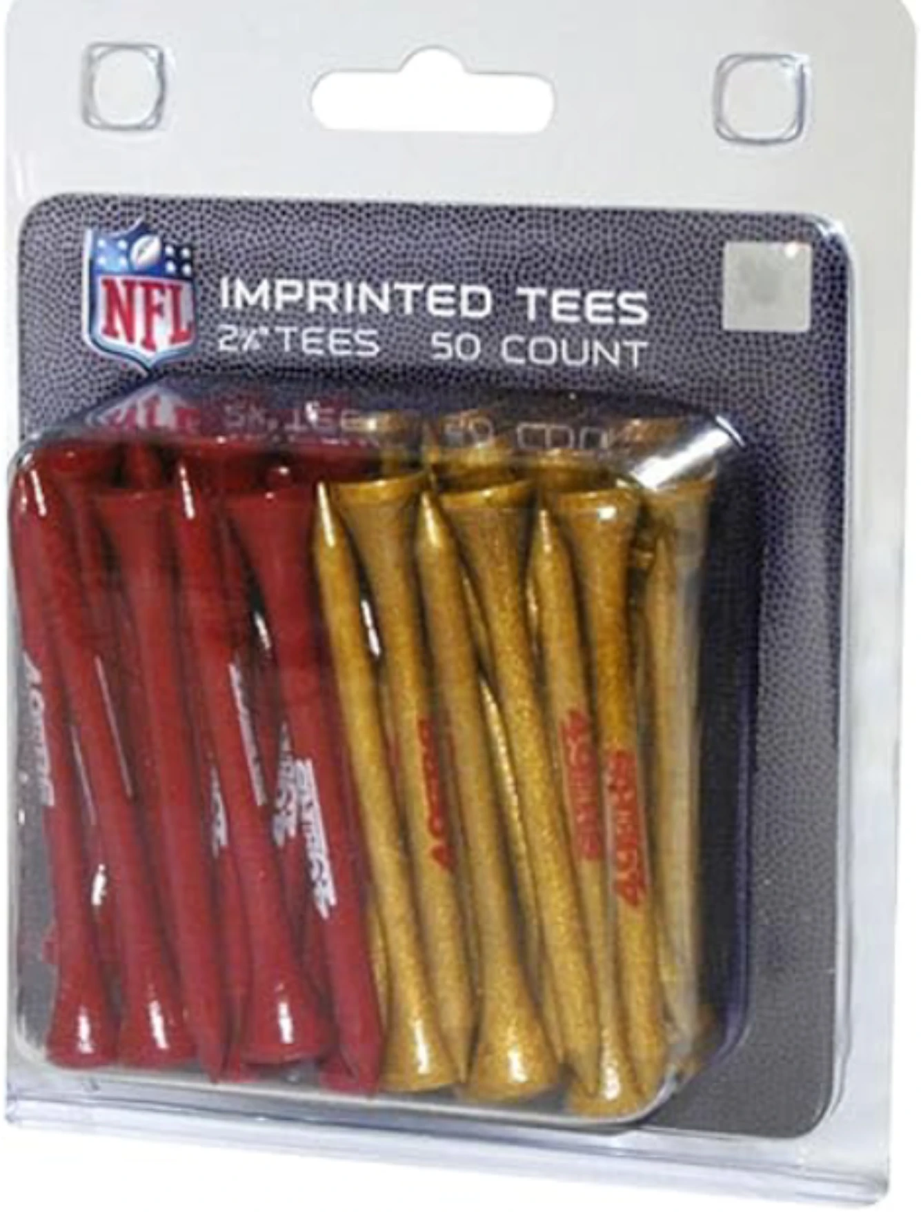 Show your team spirit with this 50-pack of NFL Golf Tees, perfect for adults. Available exclusively at All Sports Outlet. NFL Golf Tees Pack of 50 for Adults All Sports Outlet