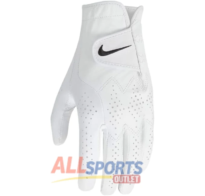 Nike Men's Tour Classic IV Left Hand White Golf Glove Premium Leather