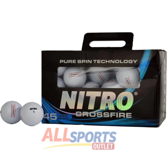 All Sports Outlet Nitro Golf Balls designed for long distance and accurate shots
