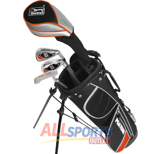 PGA Tour G1 Series Orange Kids Golf Club Set for Ages 12-17