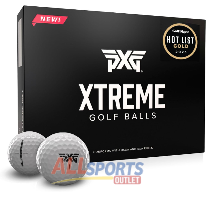 PXG Xtreme Golf Balls Ultimate Performance for Distance and Control Pack of 12