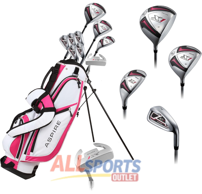 Pink Right Handed Golf Club Set for Petite Ladies from All Sports Outlet