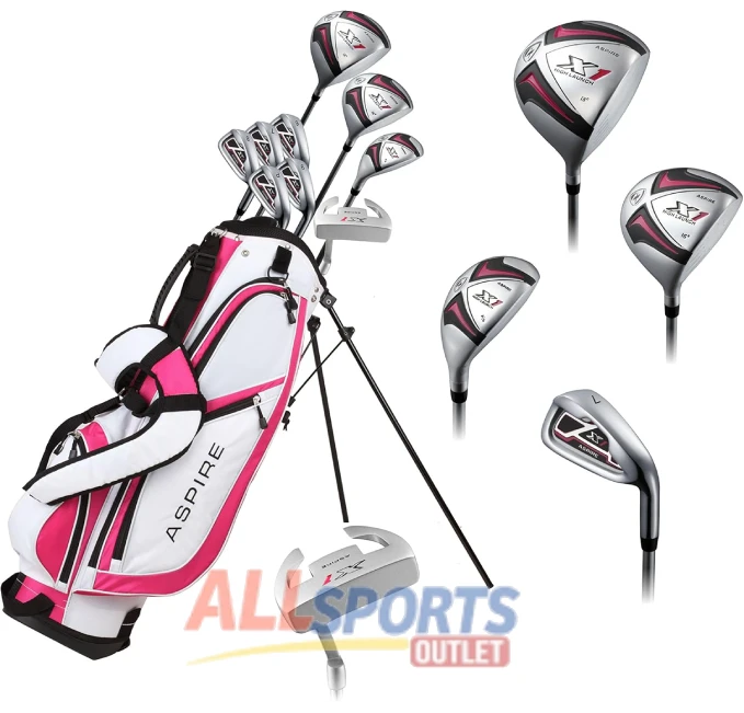 Pink Right Handed Golf Club Set for Petite Ladies from All Sports Outlet