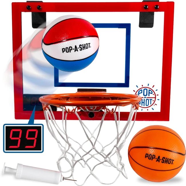 Pop-A-Shot Super Slam Over The Door Mini Basketball Hoop – Arcade-Style Fun for All Ages at All Sports Outlet Pop-A-Shot Super Slam Over The Door Mini Basketball Hoop for Indoor Fun at All Sports Outlet