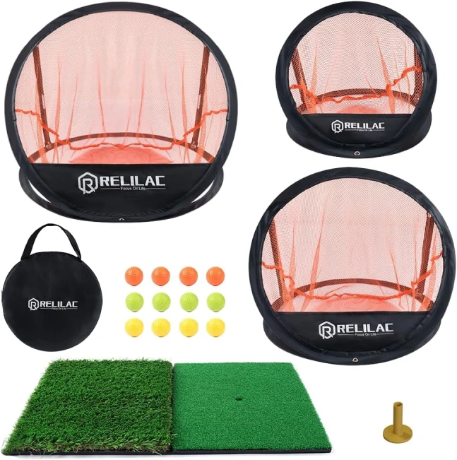Improve your golf skills with the Pop Up Golf Chipping Practice Net Set. Perfect for indoor and outdoor use, this portable golf net is ideal for all levels of golfers. Great for short game practice and a perfect gift for golf enthusiasts. Available at All Sports Outlet.
Pop Up Golf Chipping Practice Net Set for Indoor and Outdoor Use at All Sports Outlet