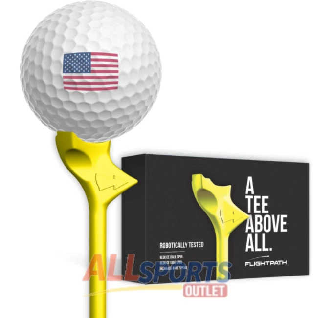 3.25-inch premium golf tees designed for enhanced distance and precision, made of durable plastic, and USGA approved for reliable performance