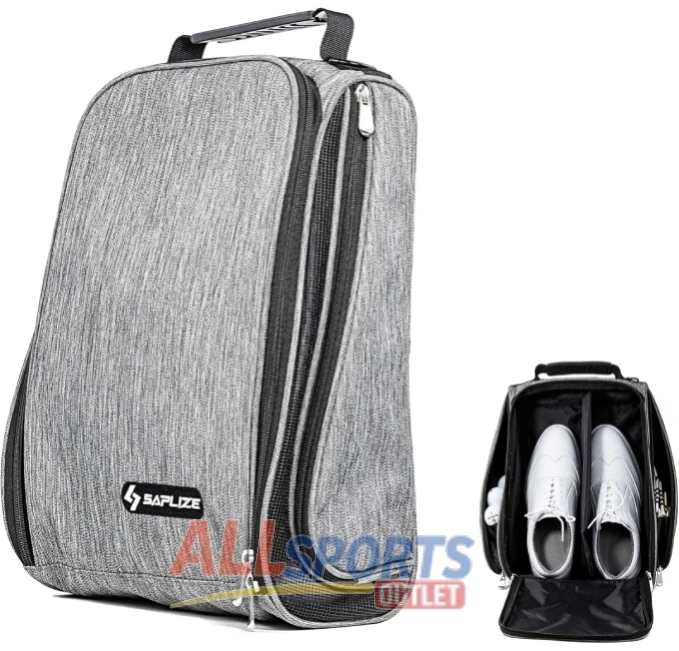 SAPLIZE Golf Shoe Bag with Mesh Ventilation for Travel and Storage